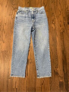Madewell Light Blue Straight Jeans